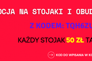 PROMOCJA NA STOJAKI I OBUDOWY DO TABLETÓW Z KODEM: TQH6ZUZP – KAŻDY STOJAK 50 ZŁ TANIEJ!
