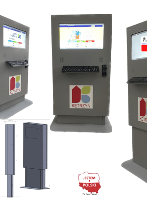 Infokiosk ADJ /regulowana wysokość/